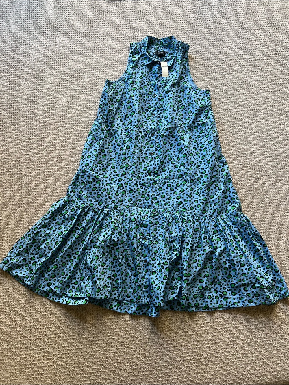 Maeve by Anthropologie Paola Flounced Midi Dress